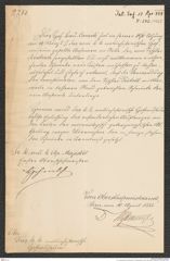 k.k. naturhistorisches Hofmuseum, Intendanzakten 1885-1896 (Hauer), Aktenzahl Z.242/1888, Seite 1